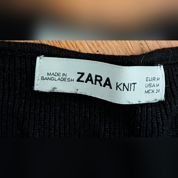 Zara Black Knitwear 3/$20 - Picture 3 of 4